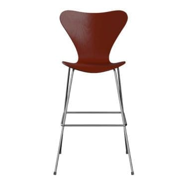 Fritz Hansen - Sgabello 3197 rosso veneziano