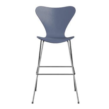 Fritz Hansen - Sgabello 3197 blu chiaro