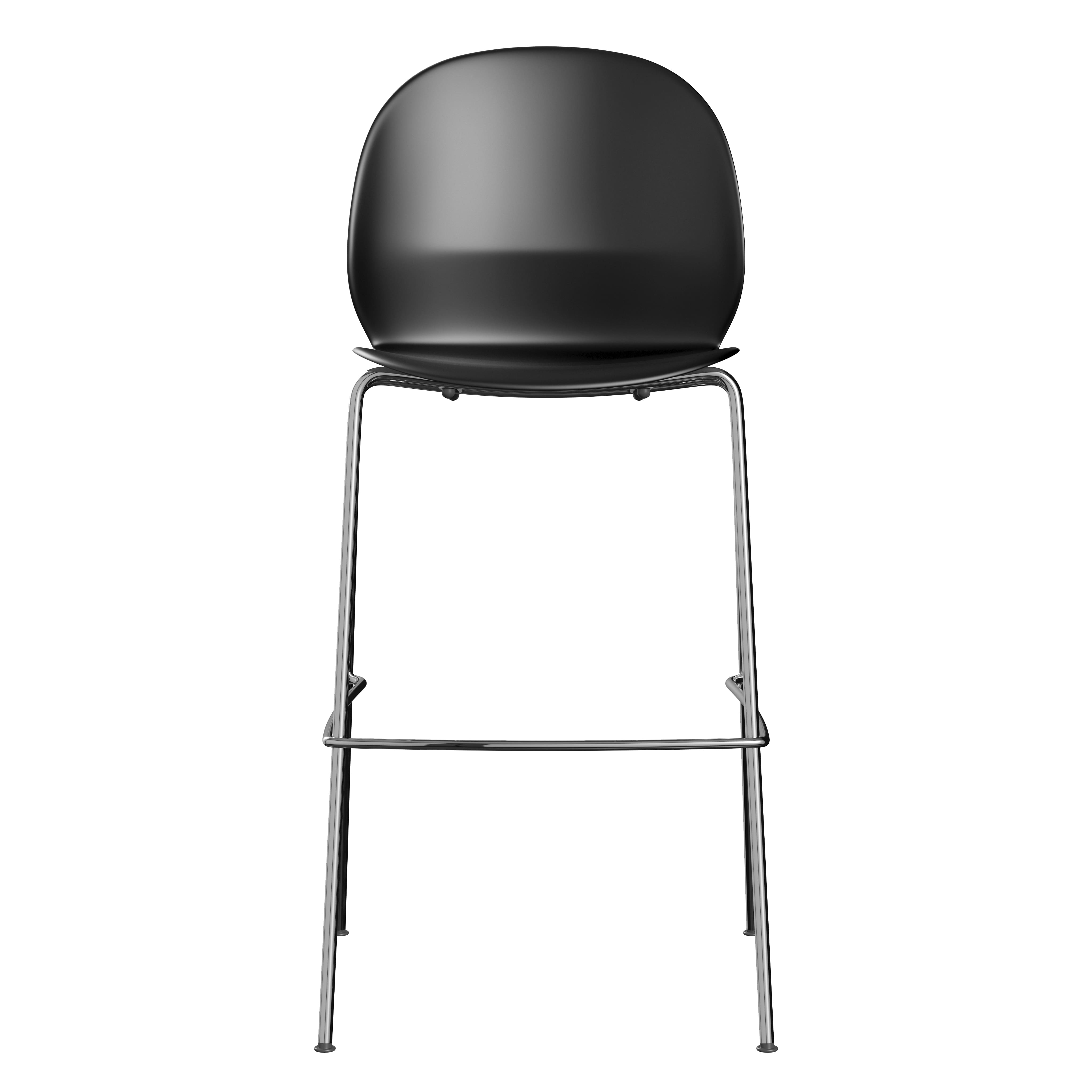 Fritz Hansen sgabello N02 Nero Longho Palermo_0
