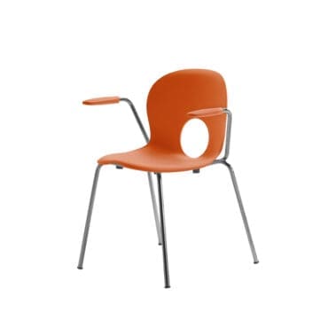 Rexite - Poltroncina impilabile Olivia arancio set 2Pz