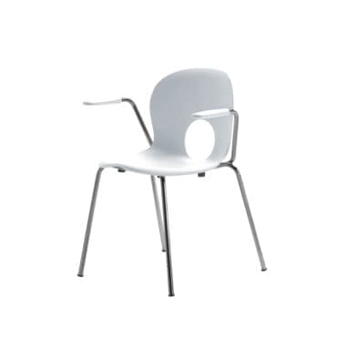 Rexite - Poltroncina impilabile Olivia bianca set 2Pz