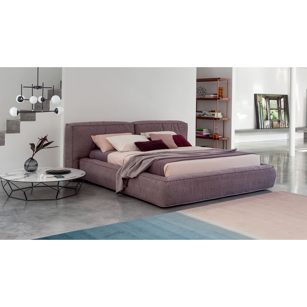 Bonaldo – Letto matrimoniale Fluff 160 x 200 LONGHO Design