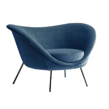 Molteni Poltrona Gio Ponti D154 2 azzurro Longho Design Palermo