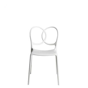 driade sedia Sissi longho palermo bianco