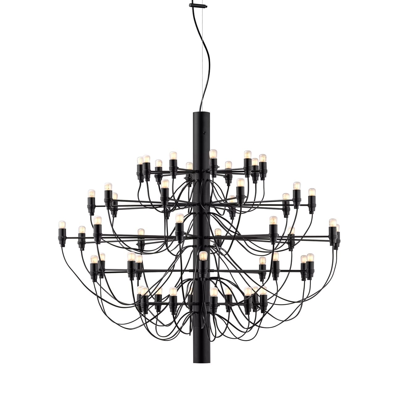 Flos - Lampadario 209750 Frosted Bulbs nero longho palermo_0