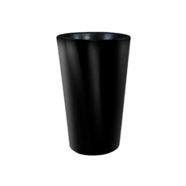 Slide - Vaso X-POT 83 nero laccato lucido