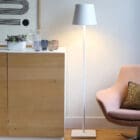 Zafferano Lampada da terra Poldina XXL bianco Longho Design Palermo