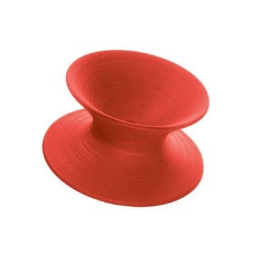 Magis - Poltroncina roteante Spun polietilene rosso indoor outdoor
