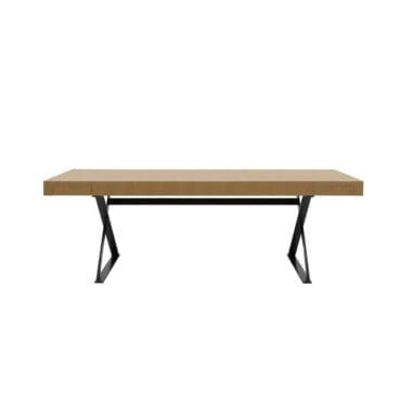 Maxalto - Scrivania Max L180 rovere e struttura verniciata