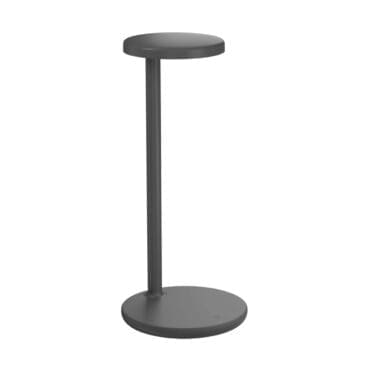 Flos - Lampada da tavolo Oblique Qi antracite opaco 3000K