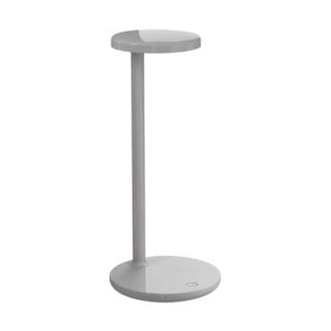 Flos - Lampada da tavolo Oblique Grigio Lucido 2700K