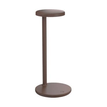 Flos - Lampada da tavolo Oblique Qi Marrone Opaco 2700K