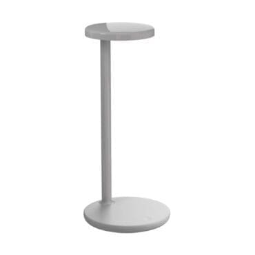 Flos - Lampada da tavolo Oblique Qi Grigio Lucido 2700K