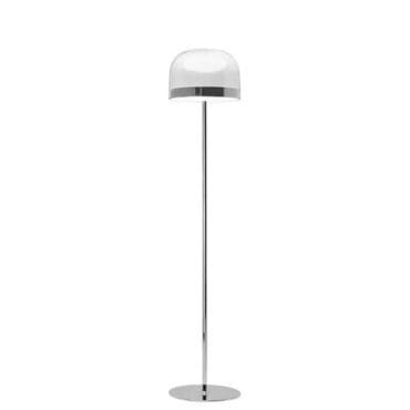 Fontana Arte - Lampada da terra Equatore Media cromo