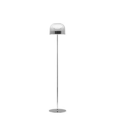 Fontana Arte - Lampada da terra Equatore Piccola cromo