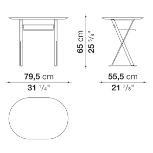 Maxalto Tavolino con vassoio Pathos '13 longho design palermo dimensioni
