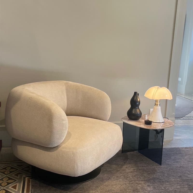 Lago Poltrona Zeppelin rivestimento tessuto Club LONGHO