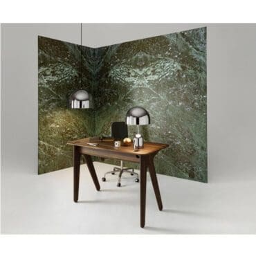 Fiam – Scrivania Rialto L wall mounted vetro trasparente 160x70 - LONGHO