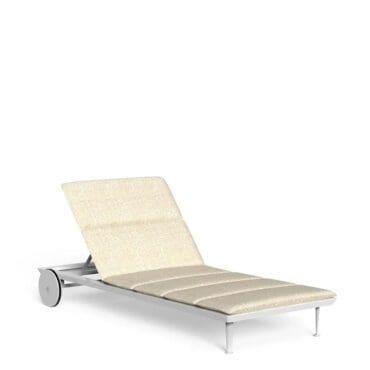 Talenti - Lettino Cruise Alu white sand