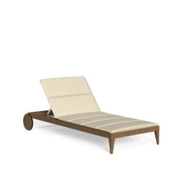 Talenti - Lettino Cruise Teak Beige Smoke