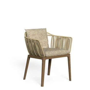 Talenti - Sedia da pranzo Cruise Teak taupe smoke