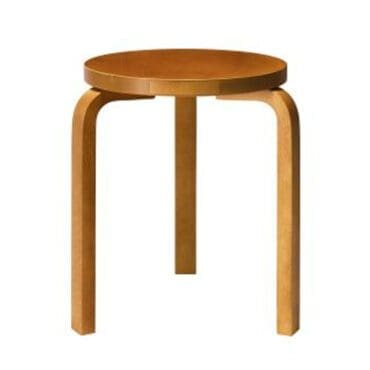 Artek - Sgabello 60 Betulla tinto miele