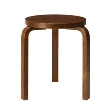 Artek - Sgabello 60 Betulla tinto noce