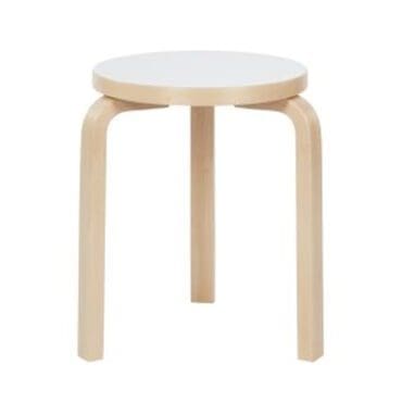 Artek - Sgabello 60 IKI HPL bianco
