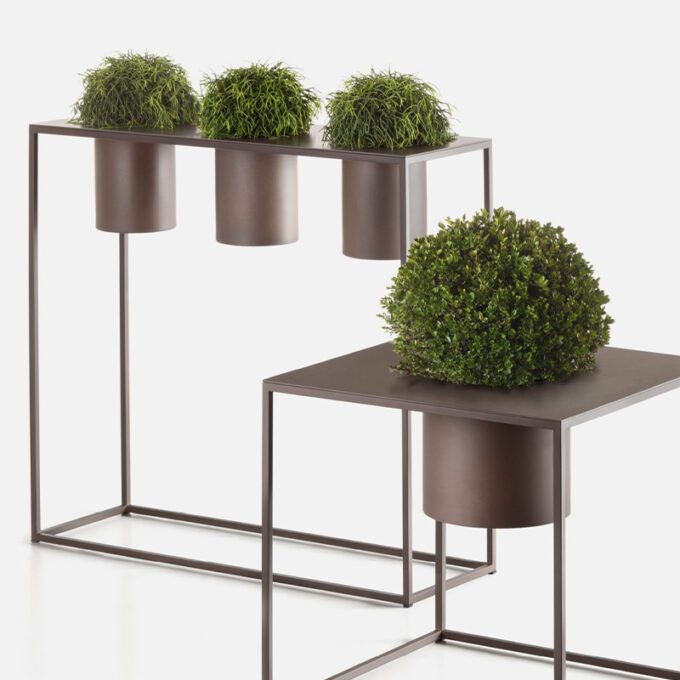 De castelli Riviera Pots 90 3 flowers Longho Design palermo