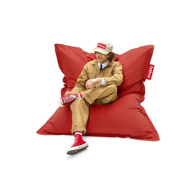 Fatboy poltrona sacco Original Stonewashed rosso Longho Design Palermo