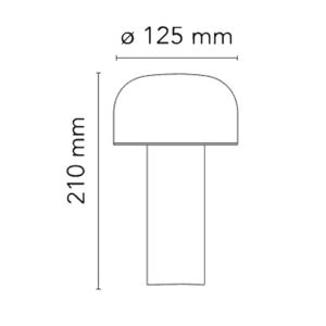 Flos Lampada da tavolo Bellhop Longho Design Palermo