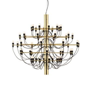 Flos - Lampadario 2097/50 Frosted Bulbs ottone