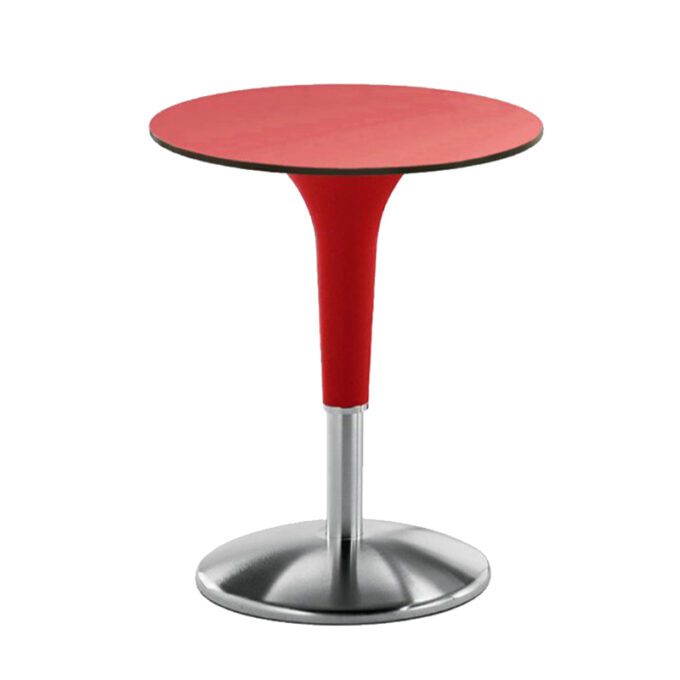 Tavolino Zanziplano rotondo 60 rosso