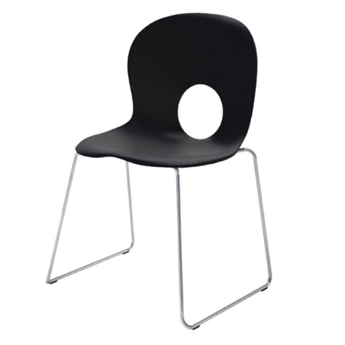 Rexite-sedia-Olivia-Slim-nera-Longho-Design-Palermo