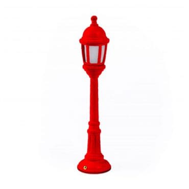 Street Lamp Dining Rosso longho design palermo