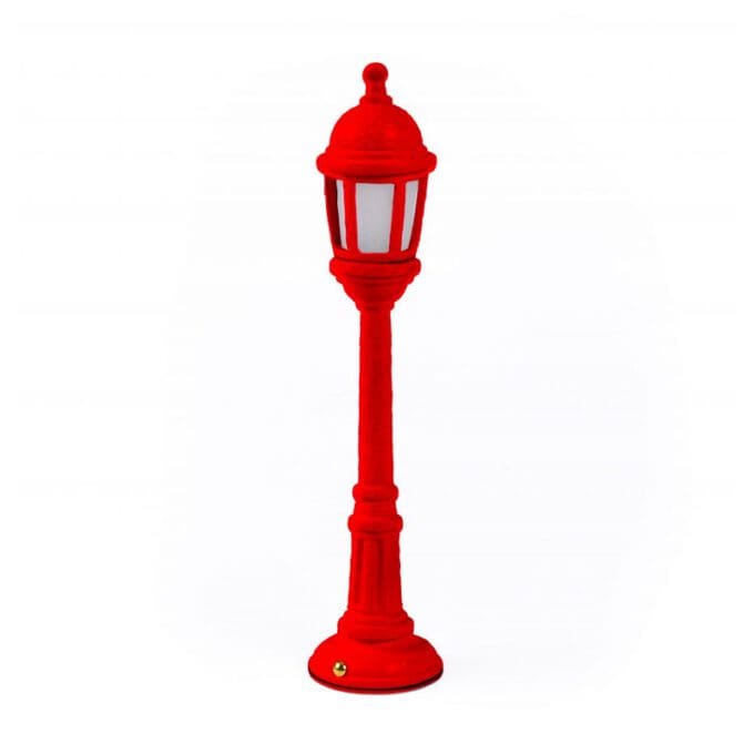 Street Lamp Dining Rosso longho design palermo