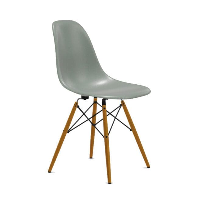 Vitra - Eames Fiberglass Side Chair DSW frassino longho design palerm