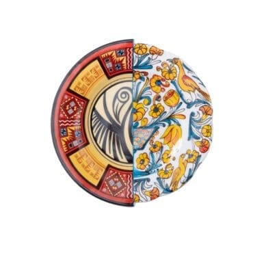 seletti Piatto da dolce hybrid Huricanga longho design palermo