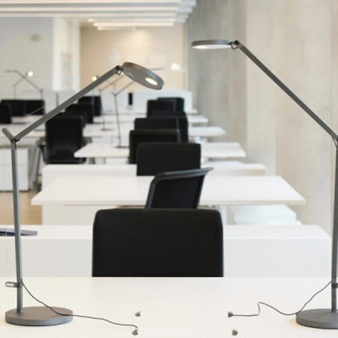 Artemide Lampada da tavolo Demetra Professional grigio antracite Longho Design Palermo