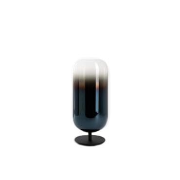 Artemide Lampada da tavolo Gople mini nero blu zaffiro PVD Longho Design Palermo