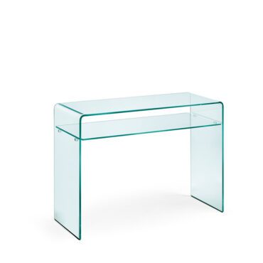 Consolle-con-ripiano-Rialto-in-vetro-trasparente-L100