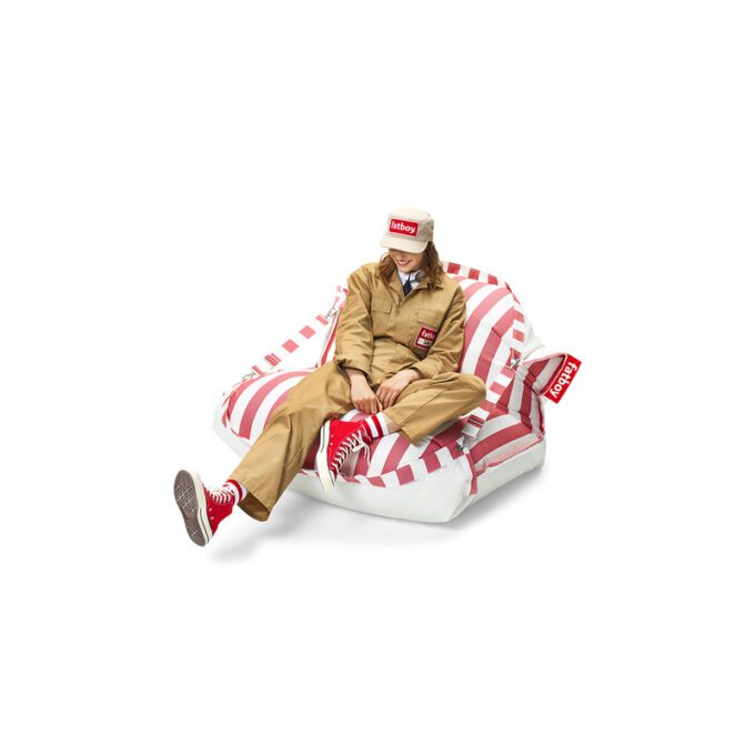 Fatboy-Poltrona-galleggiante-Original-Floatzac-Stripe-Red-Longho-Design-Palermo