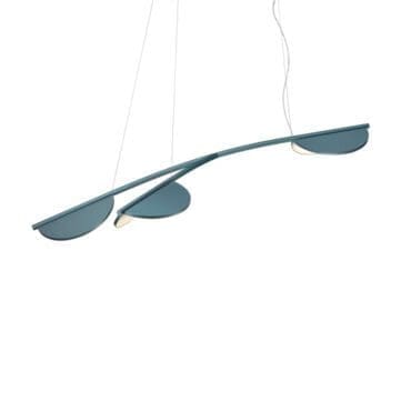 Flos Lampada Almendra S3 Y Short Blu Baia Metallizzato Longho Design Palermo
