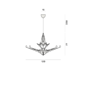 Foscarini Lampada a sospensione Lightweight Longho Design Palermo