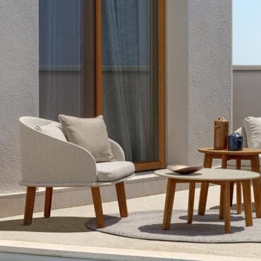 Talenti Cleosoft Wood Poltrona Longue longho design palermo