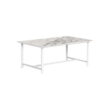 Talenti Tavolo da Caffe Riviera 110x70 Bianco Calacatta Longho Design Palermo