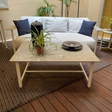 Talenti Tavolo da caffè Riviera 110x70 Bianco Grigio 1 Longho Design Palermo