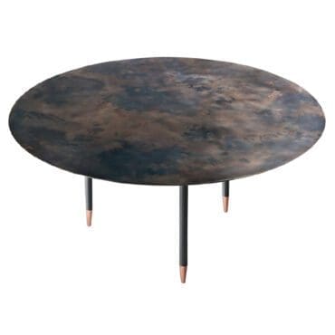 De-Castelli-Tavolo-Roma-D160-Acciaio-inox-DeOpale-Longho-Design-Palermo