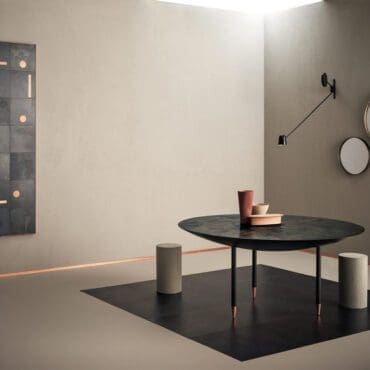 De-Castelli-Tavolo-Roma-D160-Acciaio-inox-DeOpale-Longho-Design-Palermo