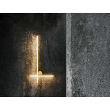 Flos Lampada da Parete Coordinates Wall 2 Champagne Anodizzato 2 Longho Design Palermo